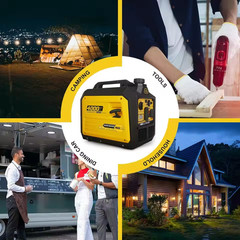 4000W Portable Inverter Generator Gas Quiet RV Ready EPA Compliant Home Backup
