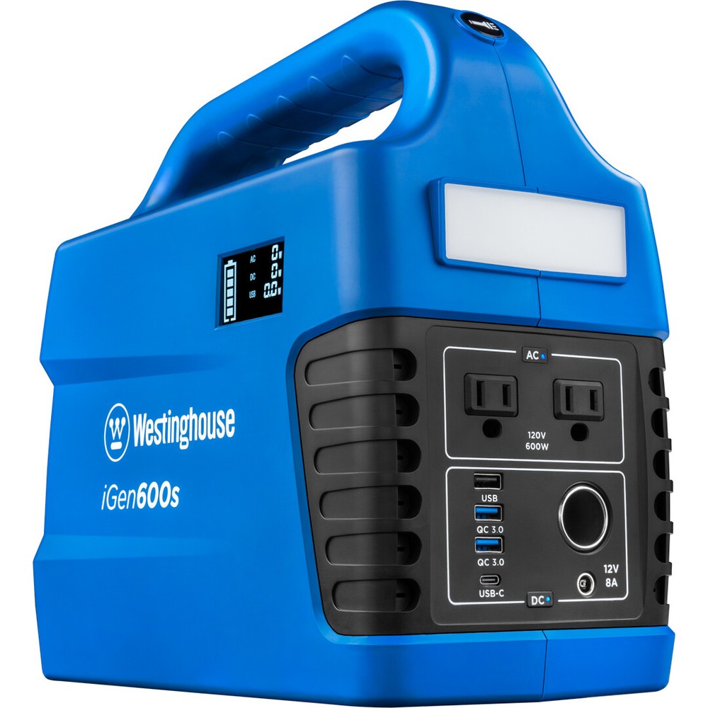 Westinghouse iGen600s 592Wh Power Station – Portable, Indoor/Outdoor