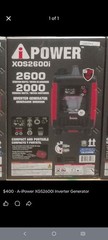 A-iPower XOS2600i 2600 Watt ULTRA-Lightweight Gas Powered Inverter Generator