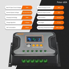 SOLAR PANEL CHARGE CONTROLLER 12V/24V 30A 60A 80A AUTOMATIC PANEL
