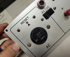 Craftsman Portable 2 Stroke Generator Bottom Ac DC Plug Panel Model 580.322801