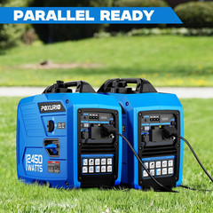 2450-Watt Portable Inverter Generator for Home Use, Super Quiet Small 120V Gas G