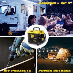 1,200W Gas-Powered Generator, Portable Generator Camping Ultralight, EPA & CA…