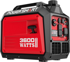 3600-Watt Portable Inverter Generator, Quiet Technology, RV Ready 30A Outlet, Ca
