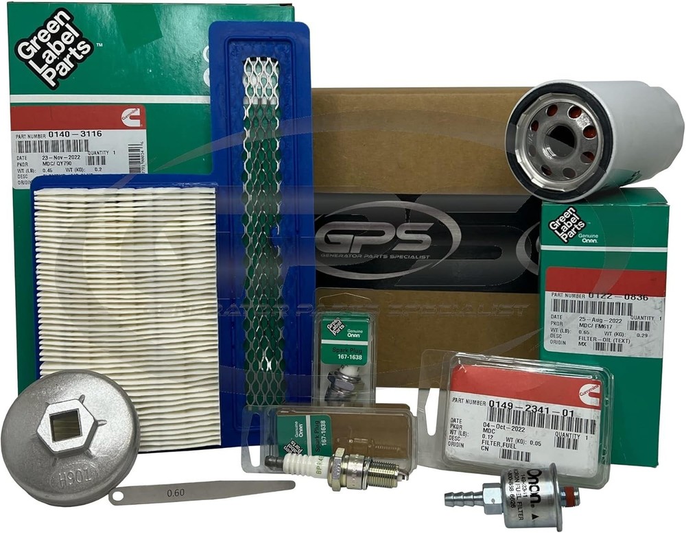 Tune up Kit for Onan RV Generators 5500 and 7000, HGJAB, HGJAC and Commercial HG