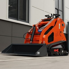 13.5HP Mini Skid Steer Loader Ride-On Tracked Crawler Dozer Farm Garden