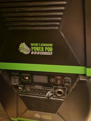 Nature’s Generator Power Pod Elite Portable Home Backup Li-Ion 12V Black/Green