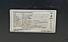 P700 Portable Power Station 577Wh 700W Rechargeable Battery Generator