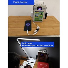 Generator 150W Hand Crank Generator 220V Power Bank DC 12v Mobile Power Supply