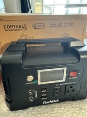 FlashFish Portable Solar Generator Lithium-Ion AC/DC/USB Multifunction