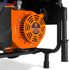 56475 4750-Watt Portable Generator with Electric Start and Wheel Kit NEW