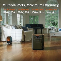 Jackery HomePower 3600 Plus Portable Power Station, 3600W AC Output BRAND NEW