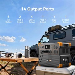 PECRON E3800 LFP 3840Wh 4200W Portable Power Station 240vLiFePO4 for Home Backup