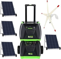 Nature’s Generator Elite Platinum – WE System: 3600W Solar and Wind Powered