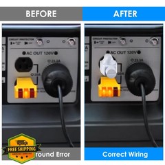Dreyoo White 1 Pack Neutral Ground Bonding Plug