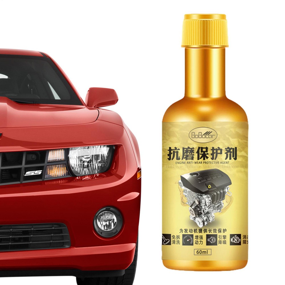 2pcs Automotive Engine Anti-wear Protective Agent Strong Burning Engine Oil 60ML