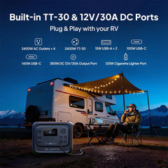 BLUETTI Elite 300 3014Wh Portable Power Station+560W Alternator Charger