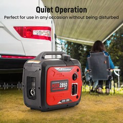 2850 Watt Portable Inverter Generator Gasoline Ultra Quiet For Garden Outdoor