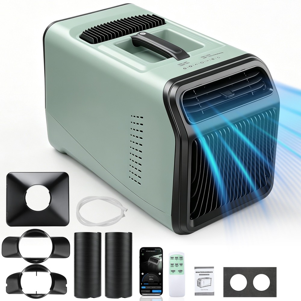 Portable Air Conditioner 5100 BTU for Outdoor Tent Camping w/Dehumidifier Remote
