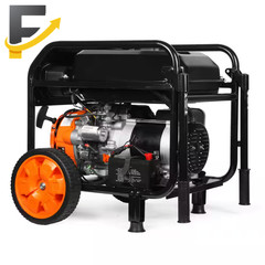 WEN 5,600-Watt Portable Gasoline Generator with Wheel Kit Electric Start 224cc