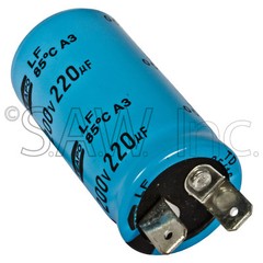 0034819.01 Teapo SINGLE Coleman Generator Capacitor 220uF 200V HD85C +-3%