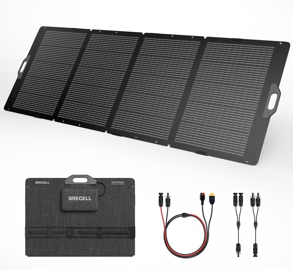 350W Foldable Portable Solar Panel Kit Charger for Power Station Solar Generator
