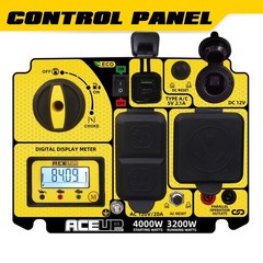 Aceup Energy 4000W Inverter Generator 149cc Gas Portable Quiet RV Ready Urgent