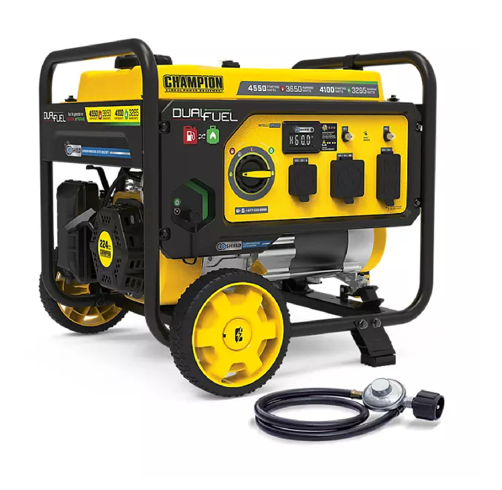 Champion Power Equipment 201280 3650-Watt Dual Fuel Portable Generator With CO
