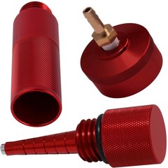 Generator Extended Run Gas Cap with Brass For Honda EU1000 EU2000 EU3000(Red)👌