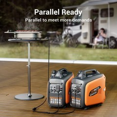 Efurden Portable Generator Inverter Gasoline 2500W Quiet Pure Sine Wave for Home