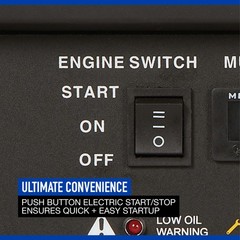 Powerhorse Portable Generator, 9500 Surge Watts, 7500 Rated Watts, 120/240V,