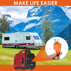 Neutral Ground Bonding Plug for Portable Inverter Generator, Generator Plug with