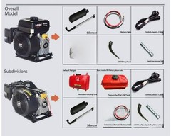 4KW 5KW Low-Noise 48V 60V 72V Electric Vehicle Inverter Range-Extender Generator