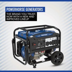 Powerhorse Portable Tri-Fuel Generator with Electric Start, 12,500 Watts
