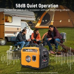MXR3500 3500 Watt Portable Gasoline Inverter Generator Low Noise Parallel Ready