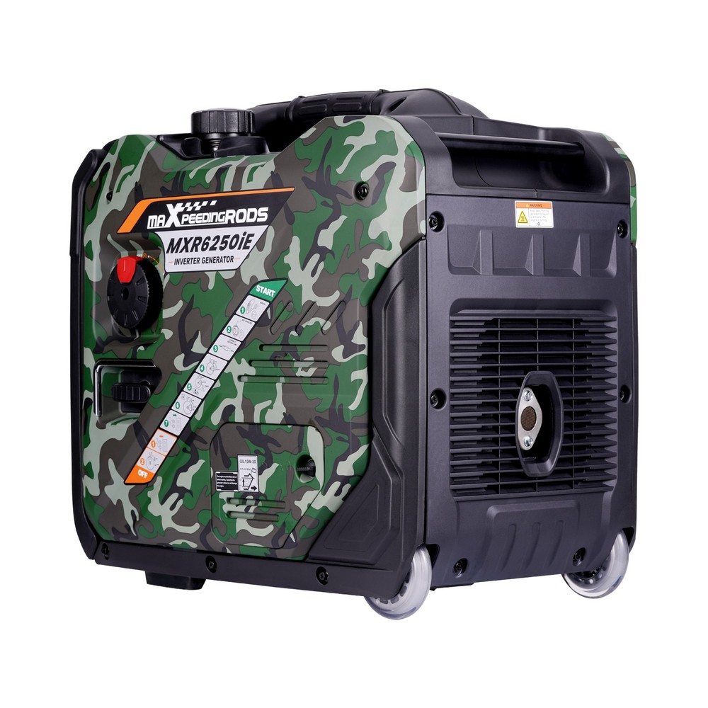 Portable Inverter Generator 5.5KW Max 5000 Watt Gas Electric Start w/ CO Alert