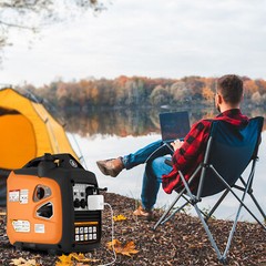 Efurden Inverter Generator Quiet Gas Powered Generator 2500W Portable CO Sensor