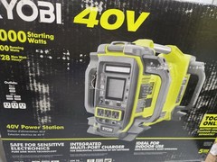 Ryobi 40v Power Station Inverter Generator , Bluetooth, 1800 Watts.