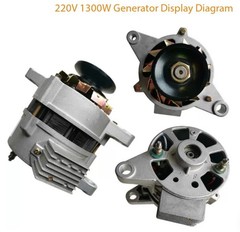 Constant-Voltage, Pure Copper-Wound AC Generator for Household Lighting