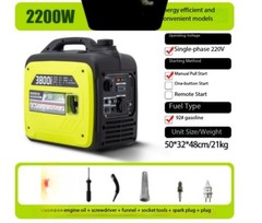 220V High-Power Compact Domestic Inverter Mini Outdoor Petrol Generator