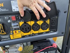 Firman Dual Power (gas or Propane). Used Twice. cover+connectors great condition
