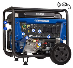 Westinghouse WGEN9500C Portable Generator (Remote Start) 9500 Watt – NEW IN BOX!