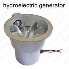 Hydraulic Turbine High Efficiency Brushless DC Micro Hydro Generator 12V