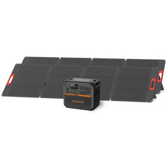 BLUTTI AC200PL + 2pc 200W Portable Solar Panel | Solar Generator for RV, Camping