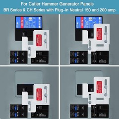 Generator Interlock Kit Compatible with Eaton Cutler Hammer BR Series 150 200