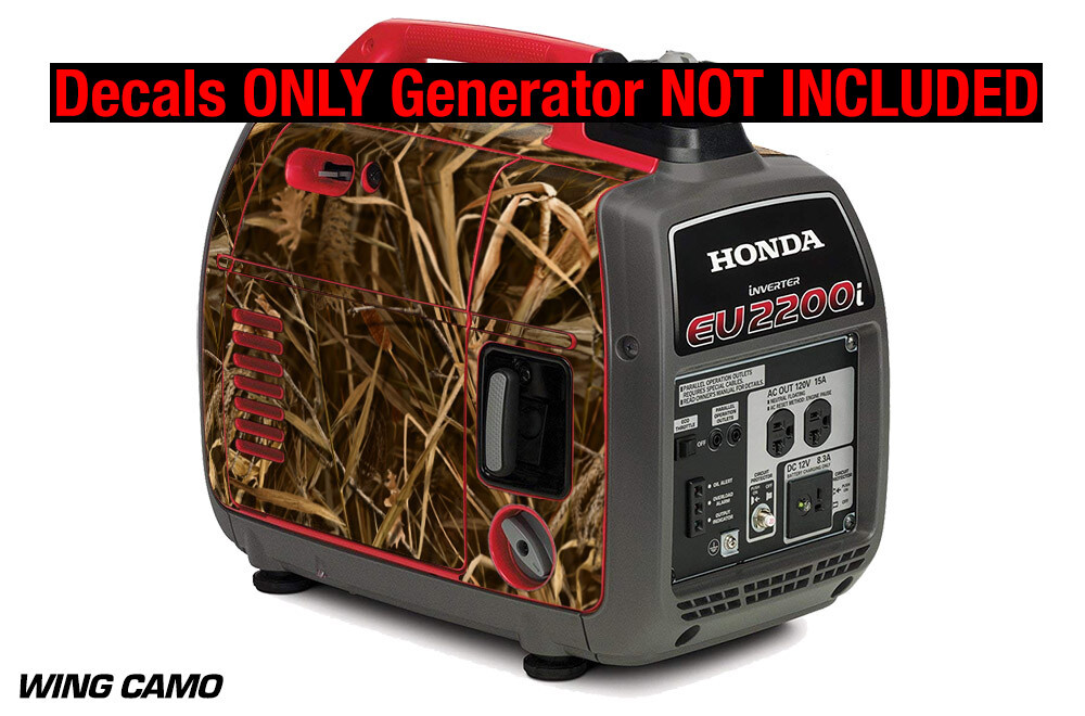 Decal Wrap For Honda EU2200i Skin Camping Generator Engine Sticker WING CAMO