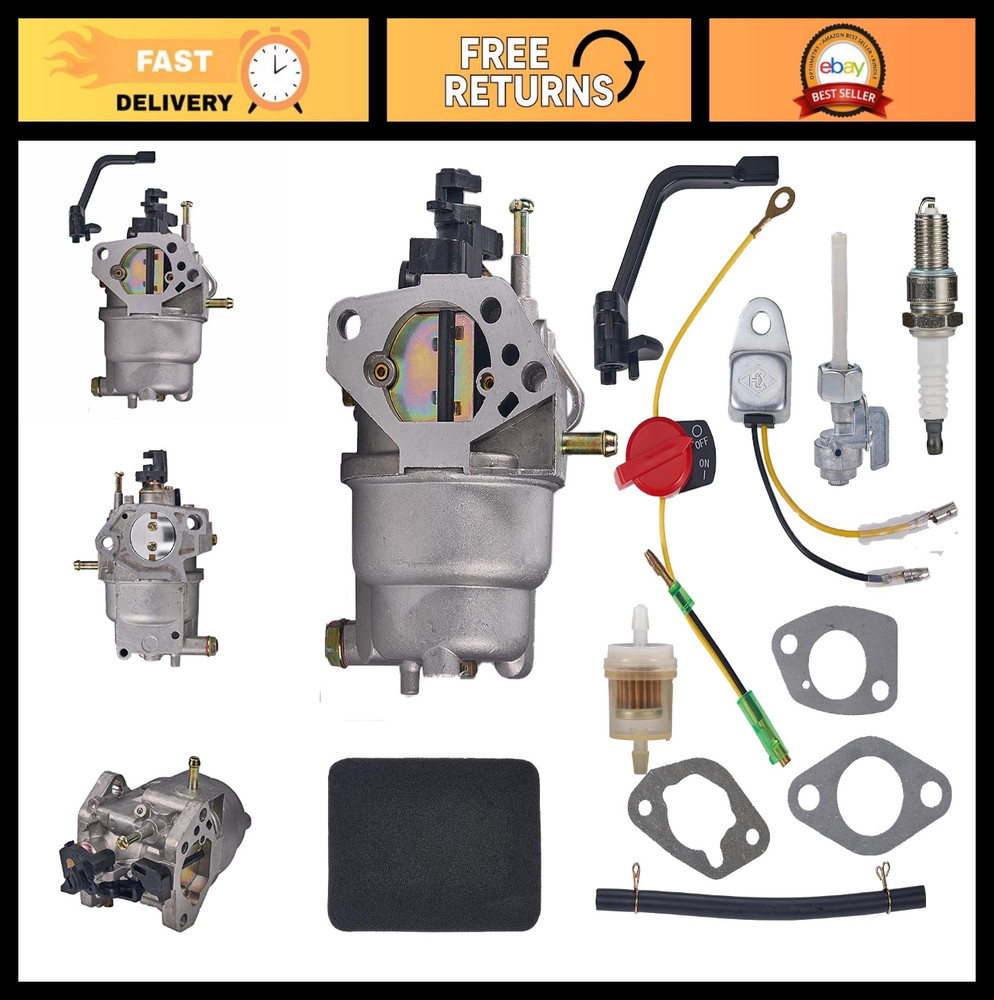 Carburetor for 5KW 5.5KW 6.5KW Portable Generator, Fits Generac GP5000 GP5500 GP