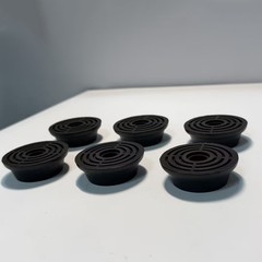 Compatible w/Generac Replacement Rubber Foot Mounts, 6 Pack, 0047774SRV-6PK B