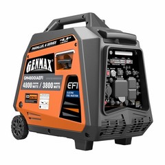 4800/3800-Watt Genmax Gas Lightweight Inverter Generator CO Sensor + Remote
