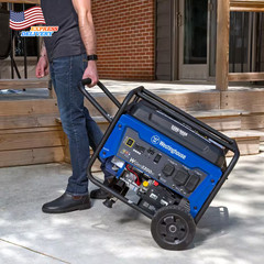 6600/5300-Watt Gas Powered Portable Generator w/Electric Start 120/240V Outlet